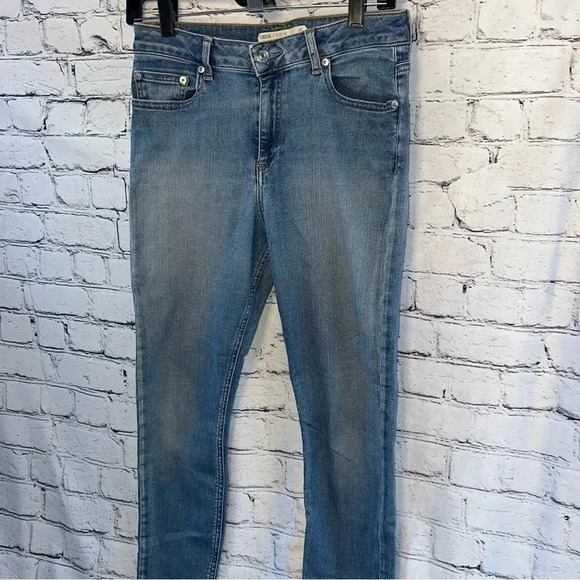 Asos Women’s Medium Wash Skinny Leg Denim Jeans Size 30/28 - Picture 5 of 5